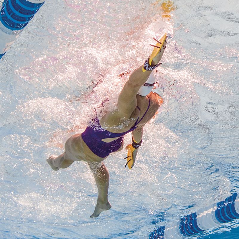 Лопатки для плавання FINIS Bolster yellow 5