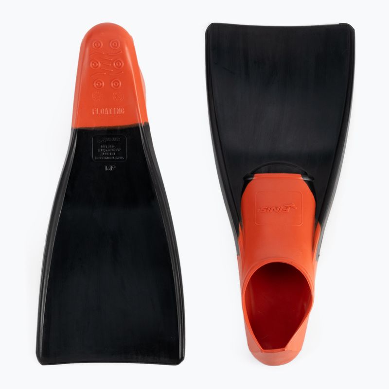 Ласти для плавання FINIS Long Floating Fins red/black 2