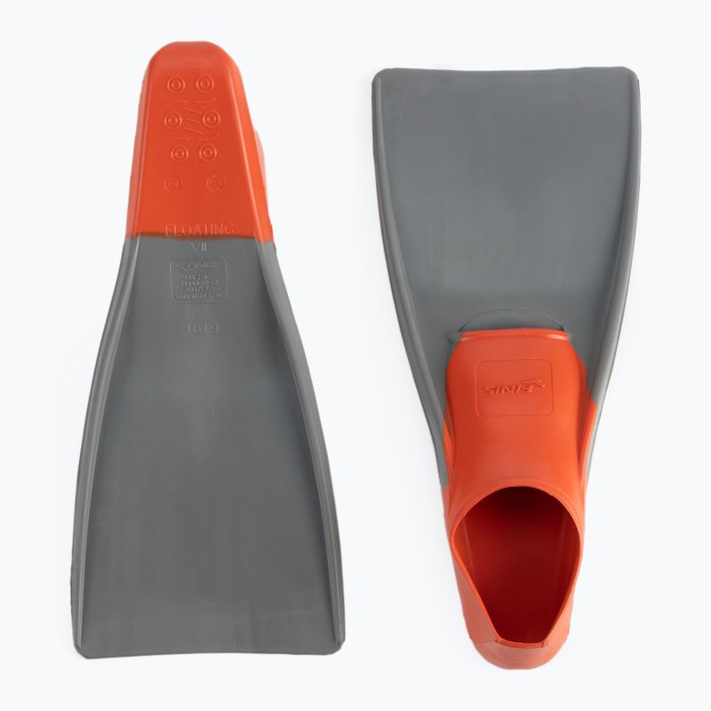 Ласти для плавання FINIS Long Floating Fins red/gray 2