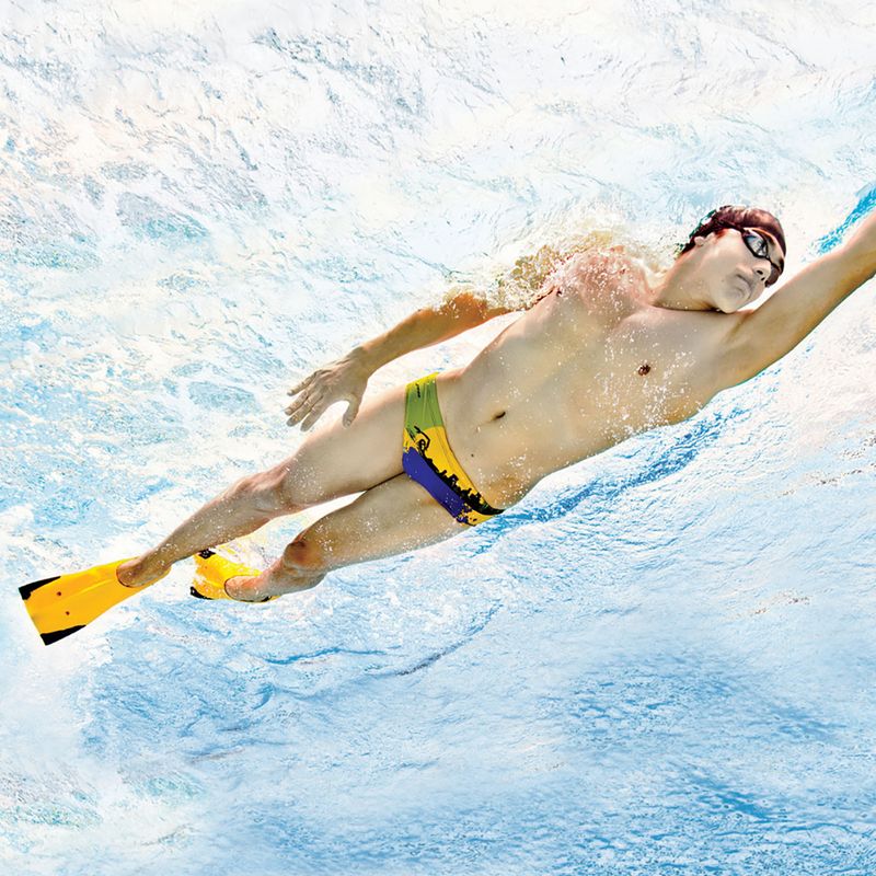 Ласти для плавання FINIS Z2 Gold Zoomers yellow/black 8