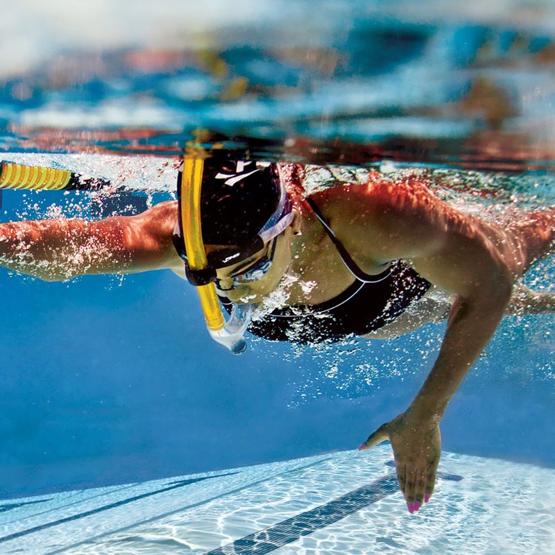 Трубка для плавання фронтальна FINIS Swimmers Snorkel yellow 3