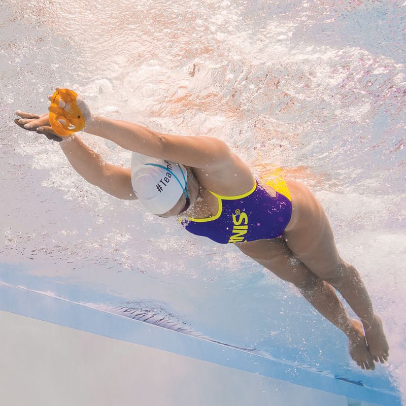 Лопатки для плавання FINIS Iso yellow/black 4