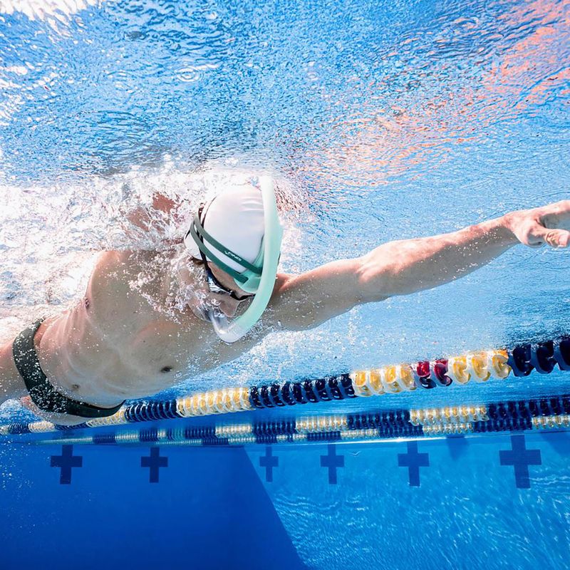 Трубка для плавання налобна FINIS Stability Snorkel sage 4