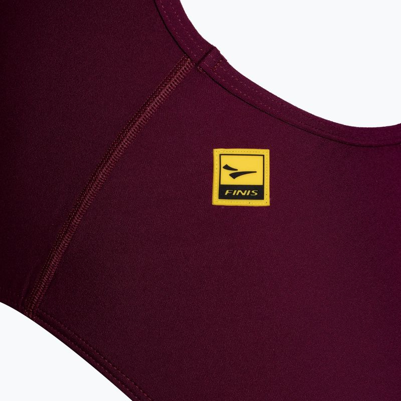 Купальник суцільний жіночий FINIS Skinback Solid cabernet 3
