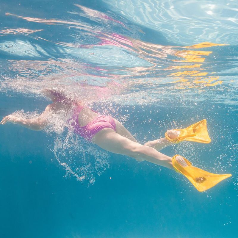 Ласти для плавання Finis Fishtail 2 yellow 5