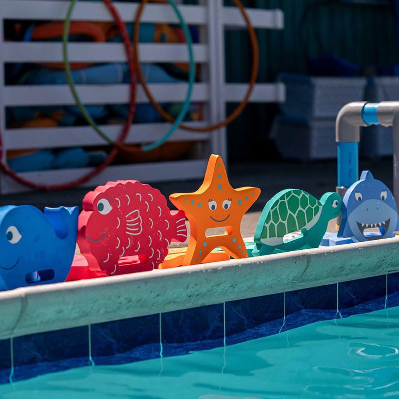 Дошка для плавання дитяча FINIS Floatie Friends Pufferfish red 3