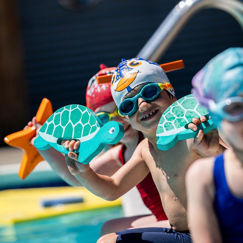 Дошка для плавання дитяча FINIS Floatie Friends Turtle blue/green 4