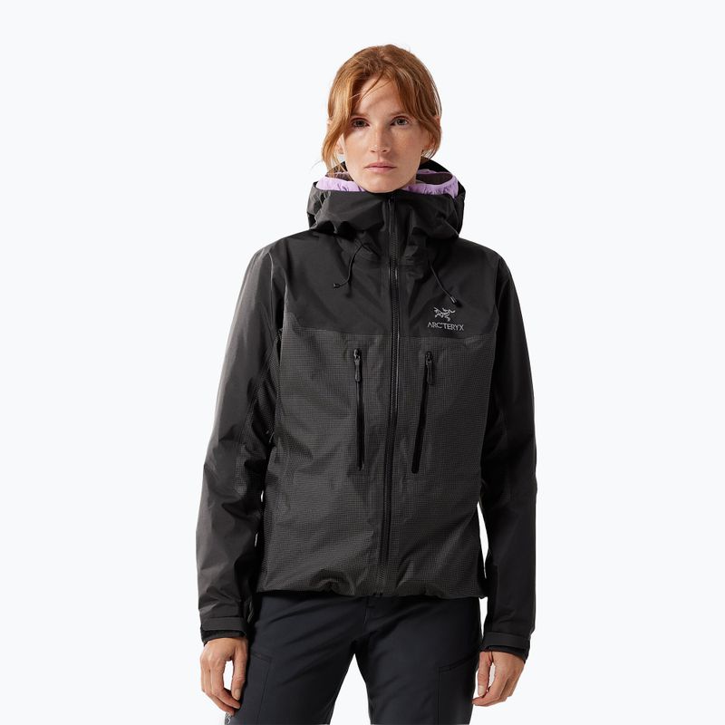 Куртка дощовик жіноча Arc'teryx Alpha black