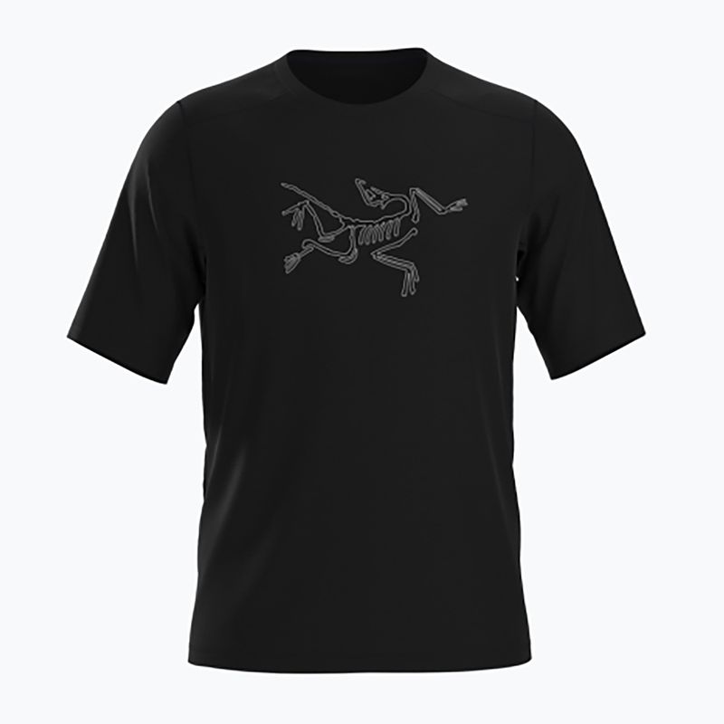 Футболка для бігу чоловіча Arc'teryx Cormac Logo black heather