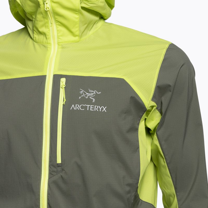 Вітровка чоловіча Arc'teryx Squamish Hoody forage/sprint 3