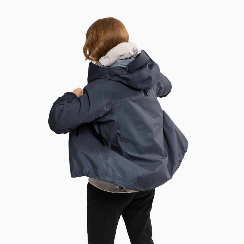 Куртка дощовик жіноча Arc'teryx Alpha black sappire 3