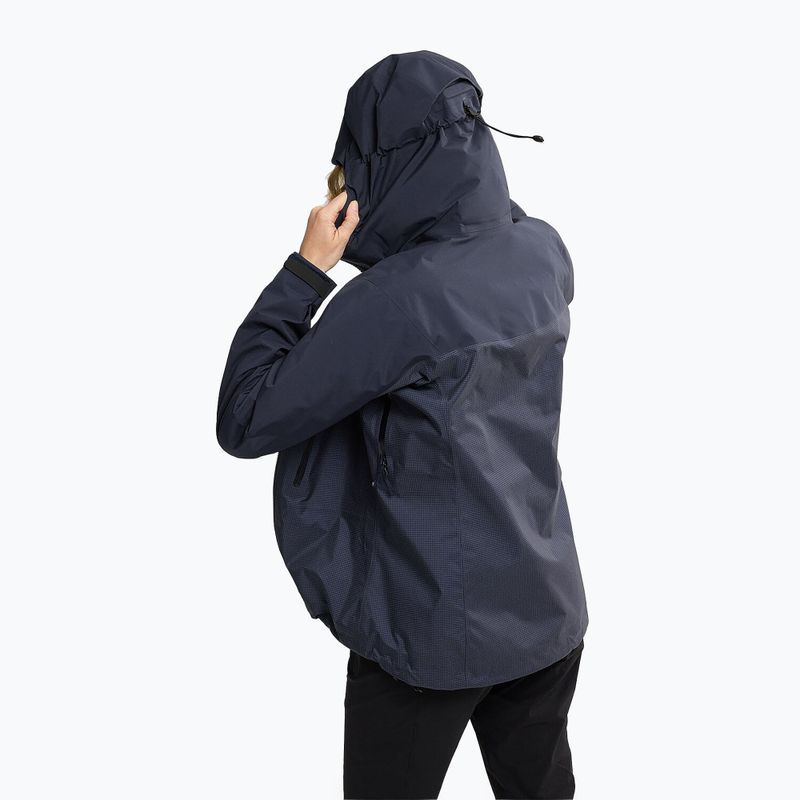Куртка дощовик жіноча Arc'teryx Alpha black sappire 5