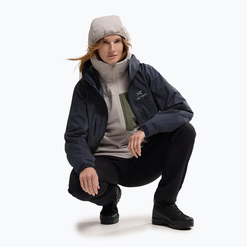 Куртка дощовик жіноча Arc'teryx Alpha black sappire 7
