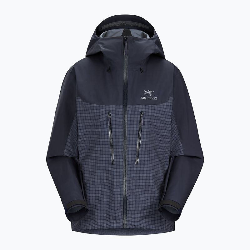 Куртка дощовик жіноча Arc'teryx Alpha black sappire 9