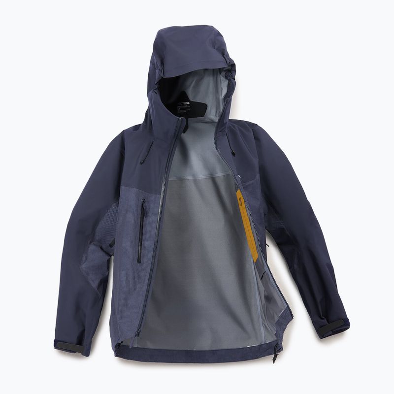 Куртка дощовик жіноча Arc'teryx Alpha black sappire 12