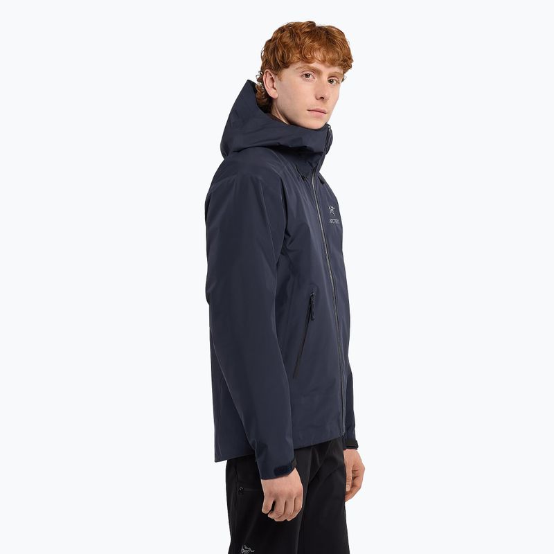 Куртка-дощовик чоловіча Arcteryx Beta LT black sapphire 2