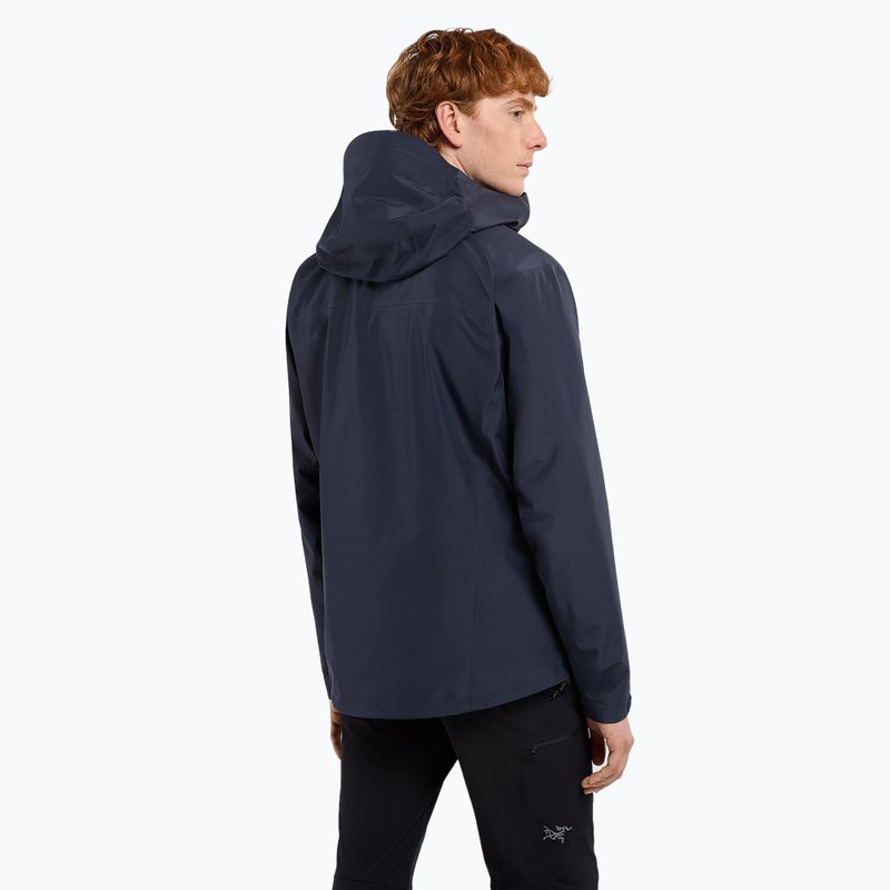 Куртка-дощовик чоловіча Arcteryx Beta LT black sapphire 3