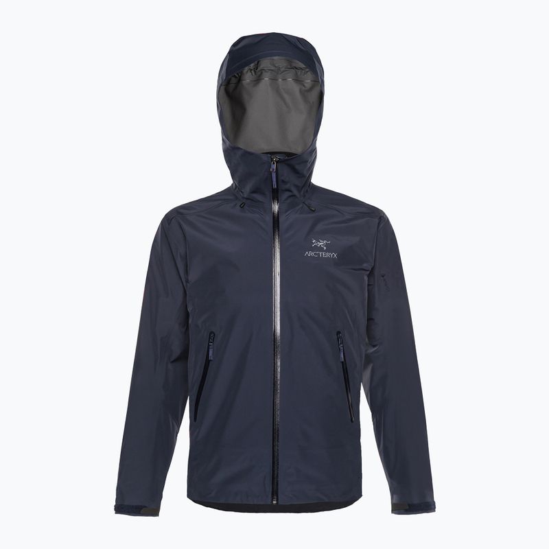 Куртка дощовик чоловіча Arc'teryx Beta LT black/sapphire