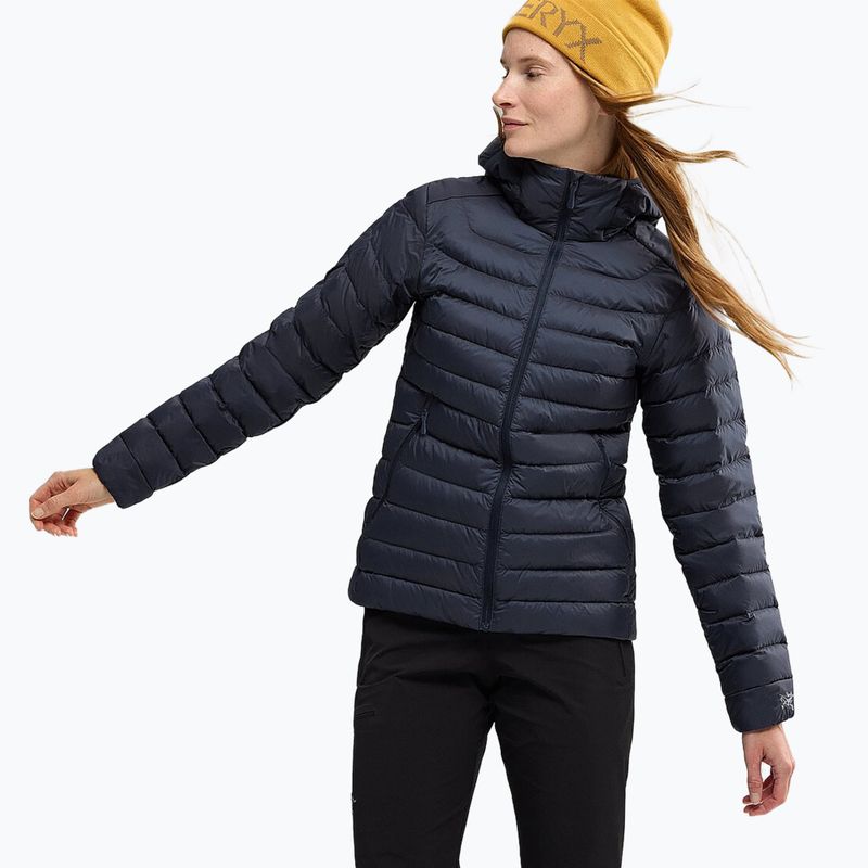 Пуховик жіночий Arc'teryx Cerium Hoody black sapphire 2