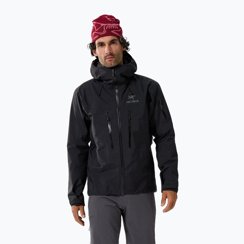 Куртка дощовик чоловіча Arc'teryx Alpha SV black