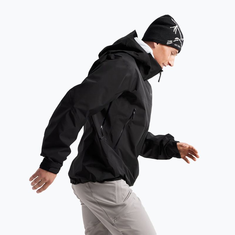 Куртка дощовик чоловіча Arcteryx Beta AR black 4