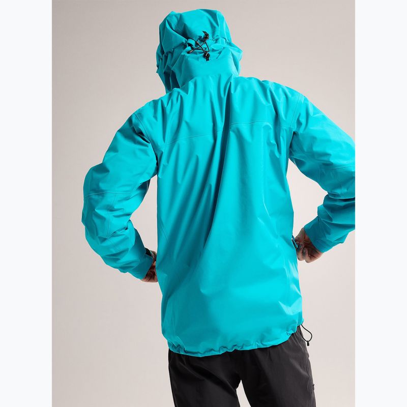 Куртка дощовик чоловіча Arcteryx Beta AR blue tetra 2