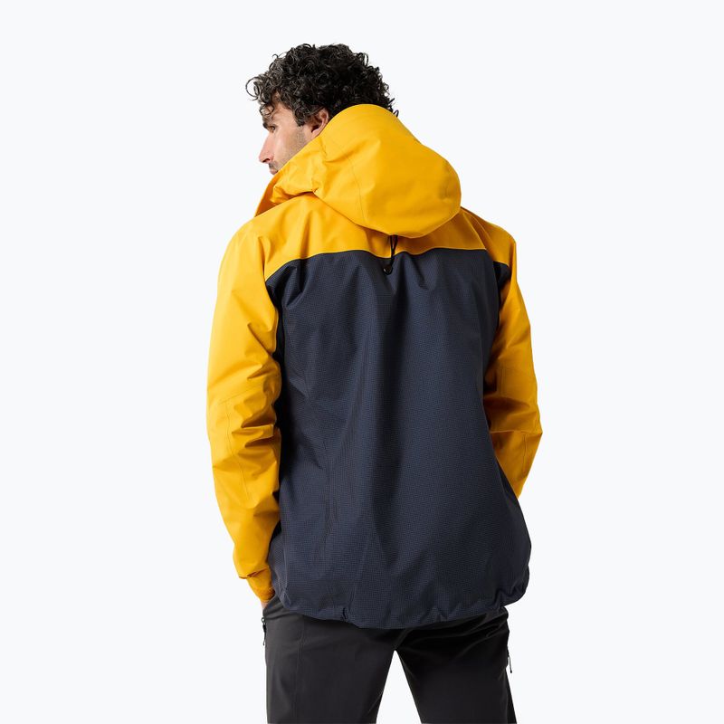 Куртка дощовик чоловіча Arc'teryx Alpha black sapphire/edziza 3