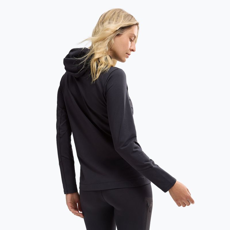 Кофта трекінгова жіноча Arcteryx Rho Hoody black 2