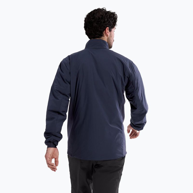 Куртка гібридна чоловіча Arcteryx Atom black sapphire 2