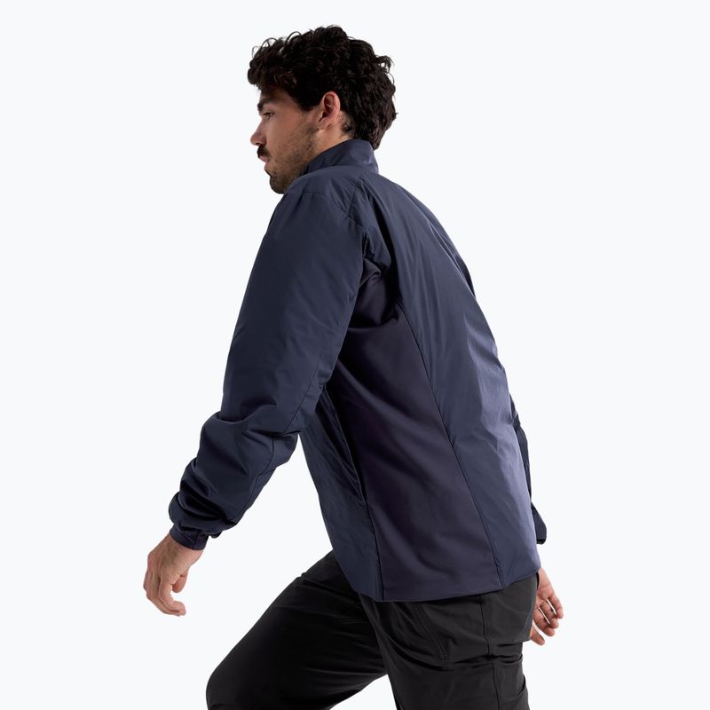 Куртка гібридна чоловіча Arcteryx Atom black sapphire 3