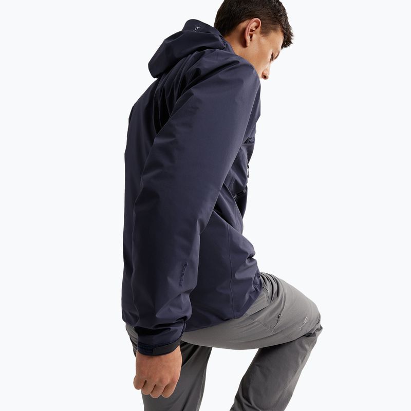Куртка дощовик чоловіча Arc'teryx Beta black sapphire 4
