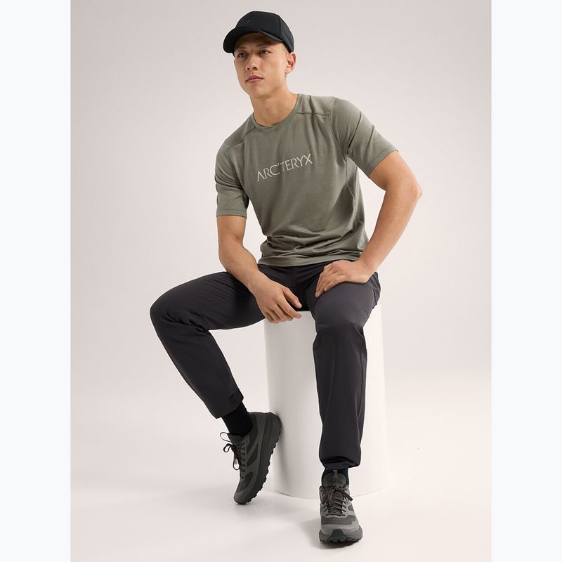 Футболка чоловіча Arc'teryx Ionia Merino Wool Arc'Word Logo forage 2