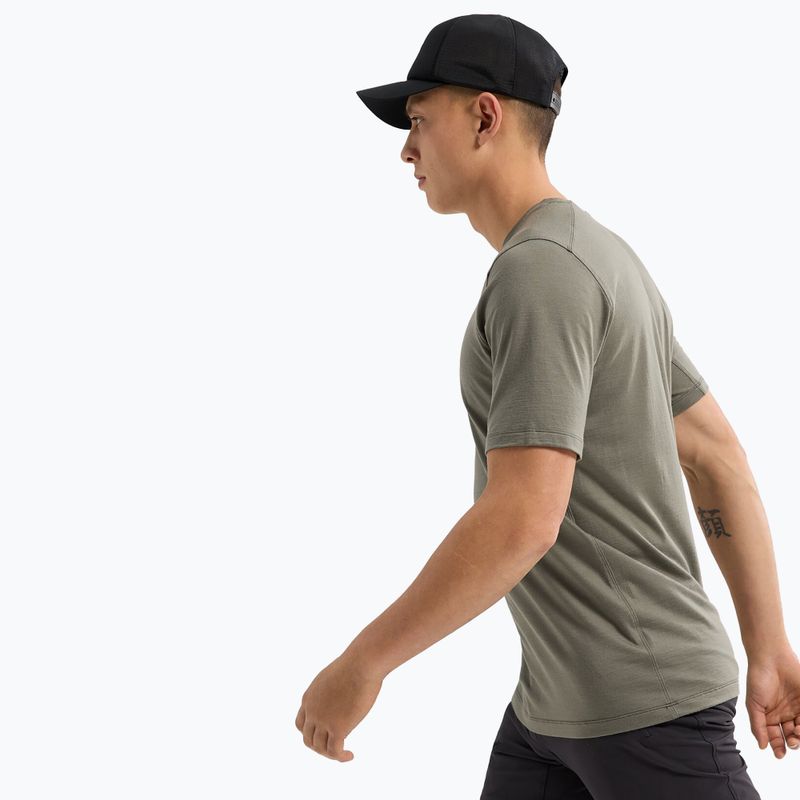 Футболка чоловіча Arc'teryx Ionia Merino Wool Arc'Word Logo forage 5