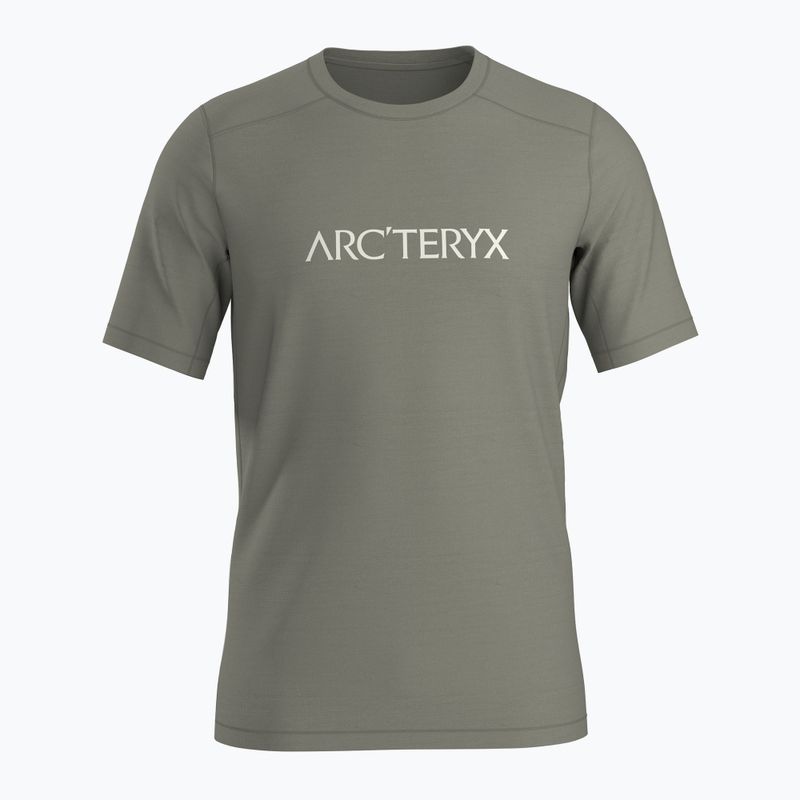 Футболка чоловіча Arcteryx Ionia Merino Wool Arc'Word Logo forage 6