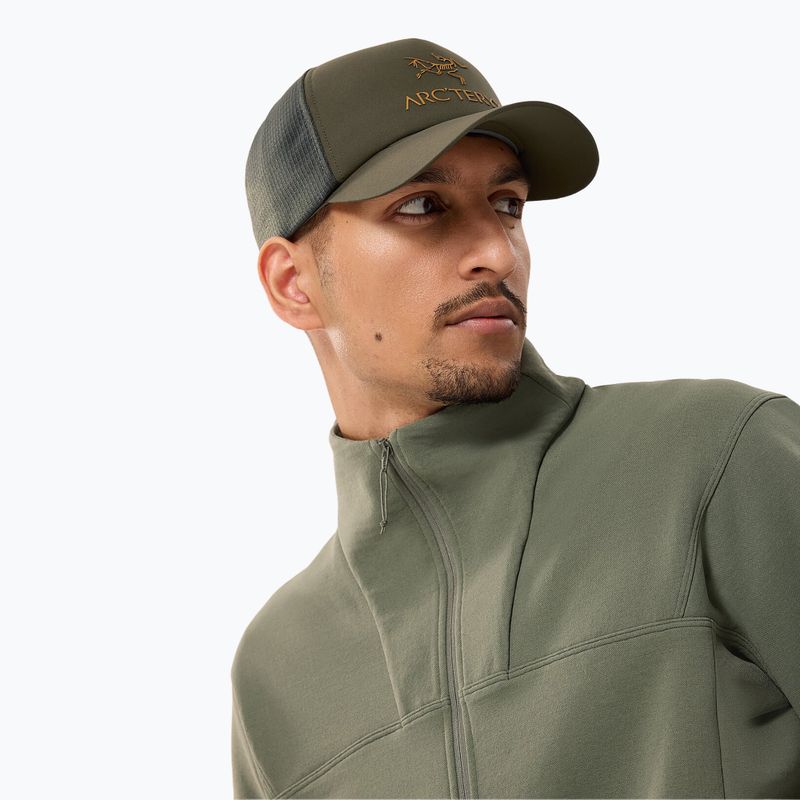 Бейсболка Arc'teryx Bird Word Trucker Curved tatsu/forage/yukon 3