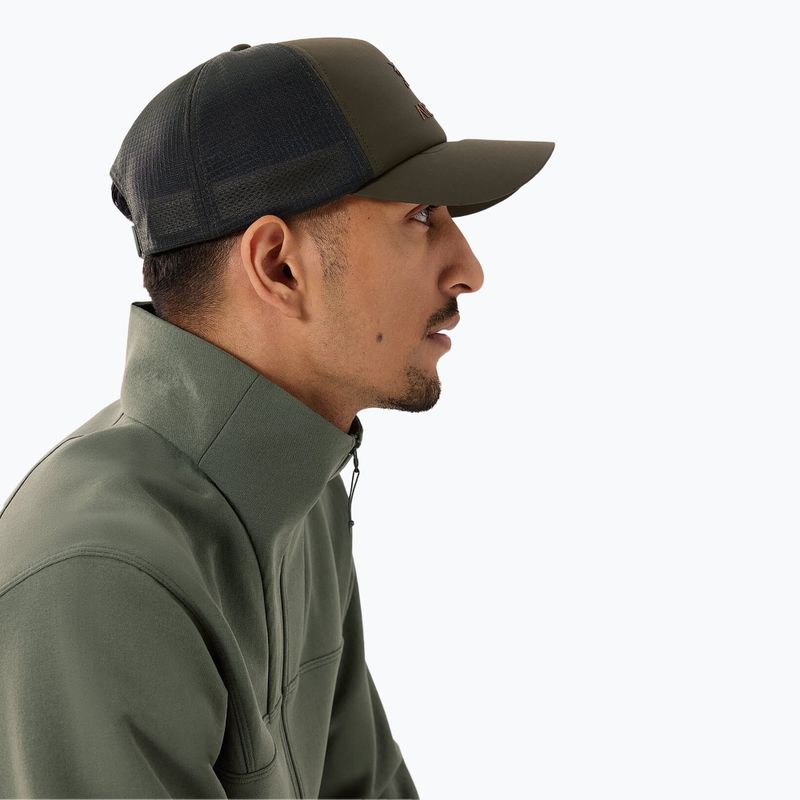 Бейсболка Arc'teryx Bird Word Trucker Curved tatsu/forage/yukon 5