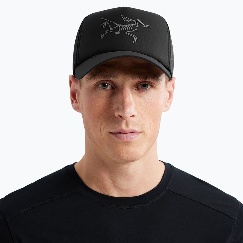 Бейсболка Arcteryx Bird Trucker Curved black 5