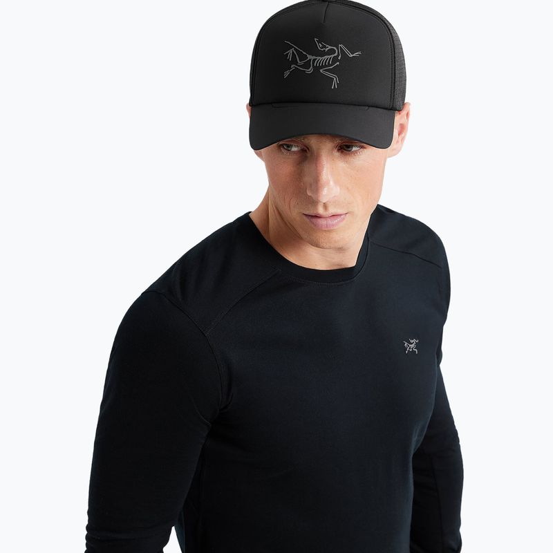 Бейсболка Arcteryx Bird Trucker Curved black 6