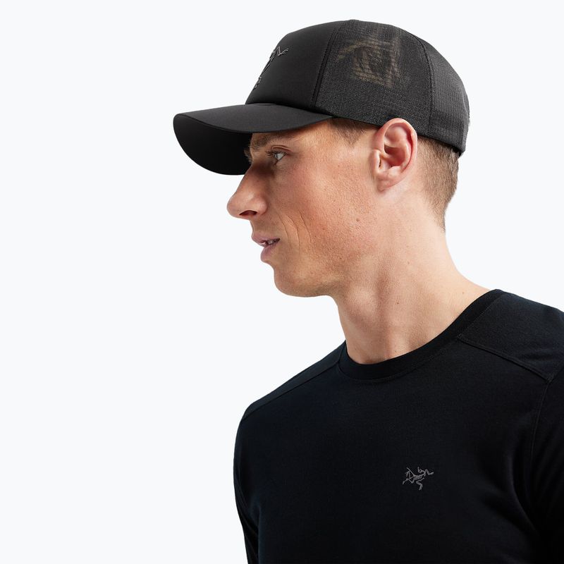 Бейсболка Arcteryx Bird Trucker Curved black 8