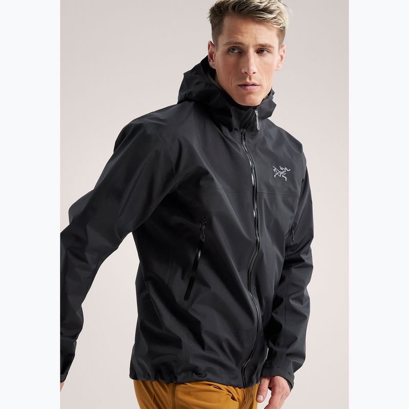 Куртка-дощовик чоловіча Arcteryx Beta black 4