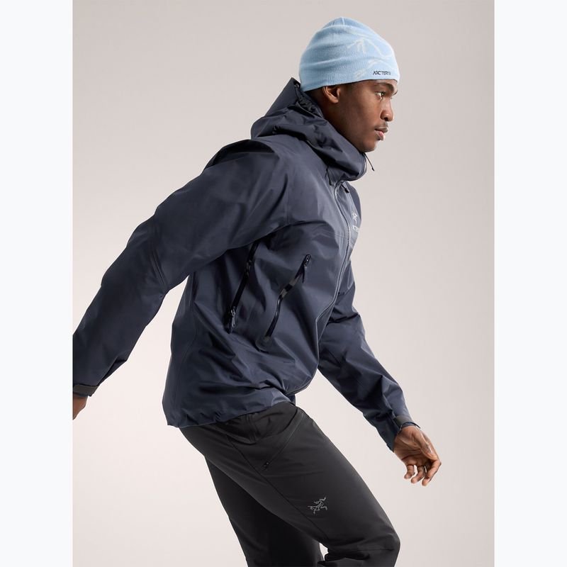 Куртка-дощовик чоловіча Arc'teryx Beta AR Stormhood black sapphire 3