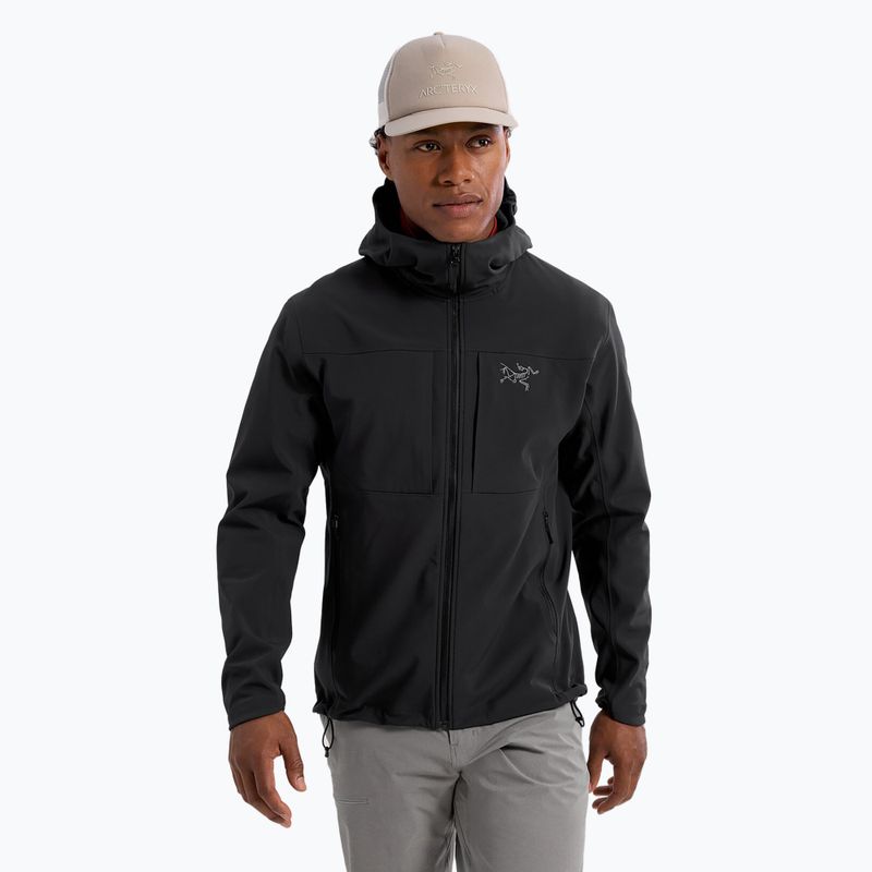 Куртка софтшел чоловіча Arc'teryx Gamma MX Hoody black