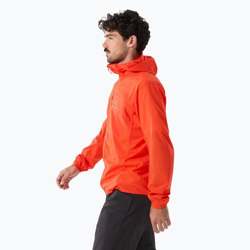 Куртка-вітровка чоловіча Arcteryx Squamish Hoody solaris 4