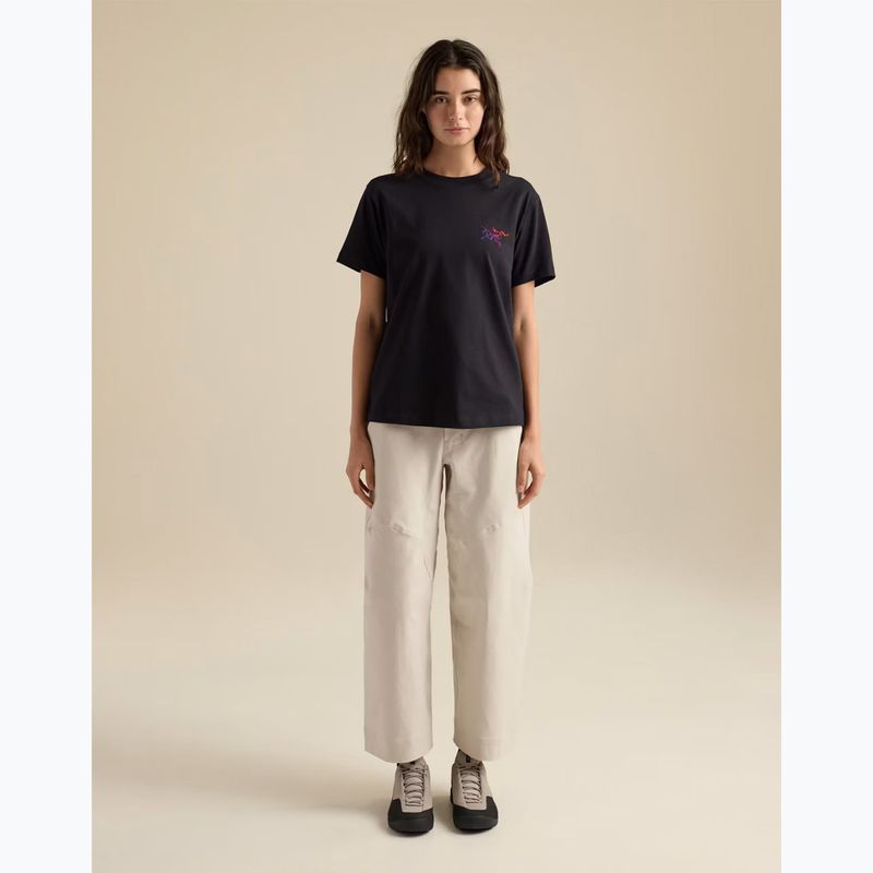 Футболка жіноча Arcteryx Kragg Cotton Little Bird Crew black/multi 2
