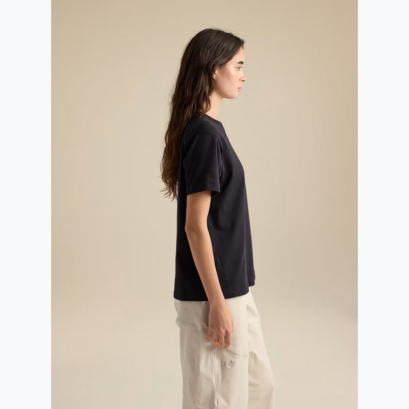 Футболка жіноча Arcteryx Kragg Cotton Little Bird Crew black/multi 5