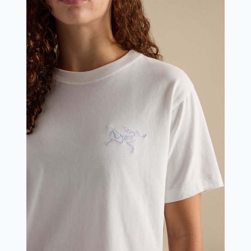 Футболка жіноча Arcteryx Kragg Cotton Little Bird Crew white light/white 5