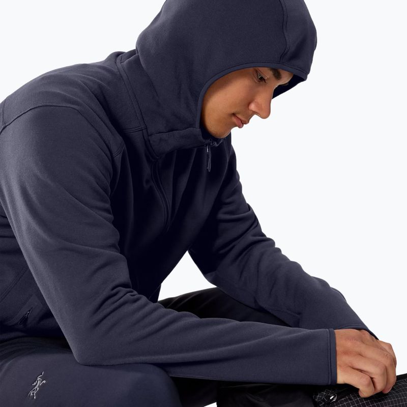 Кофта трекінгова чоловіча Arc'Teryx Kyanite Hoody black sapphire 4