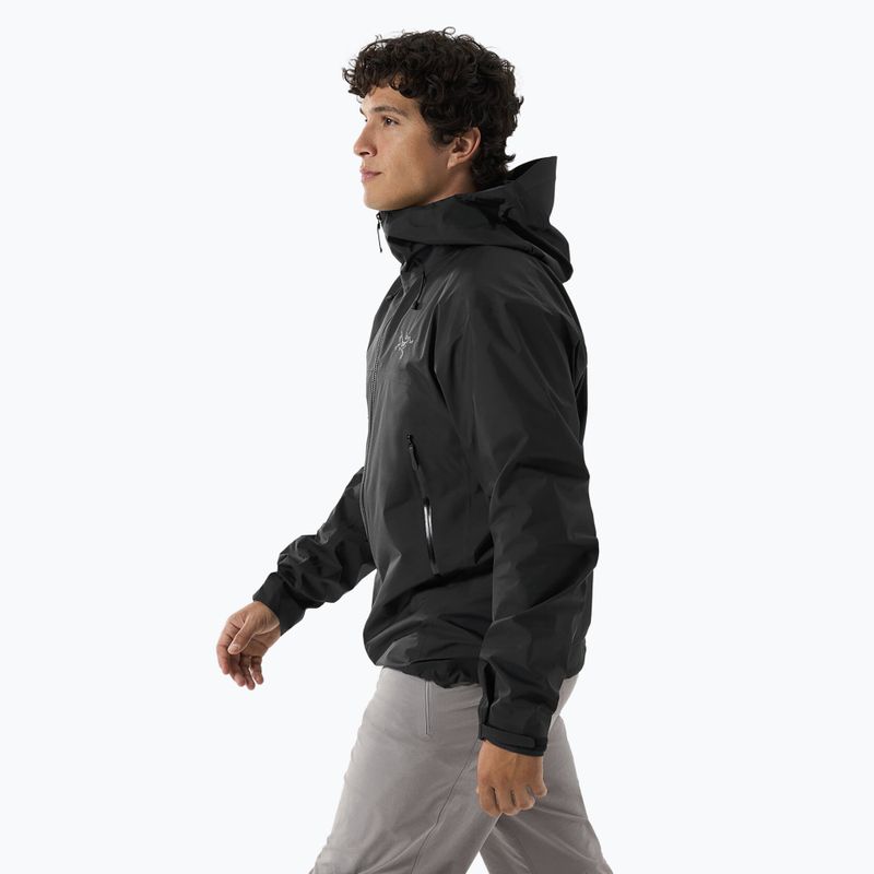 Куртка-дощовик чоловіча Arcteryx Beta SL black 4