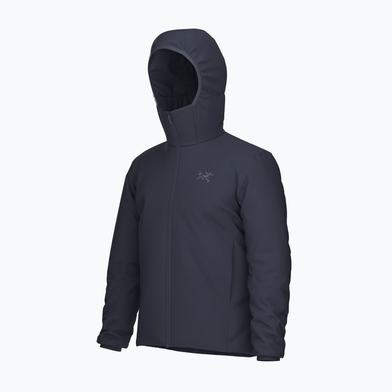 Чоловіча утеплена куртка Arcteryx Atom Hoody чорний сапфір 3