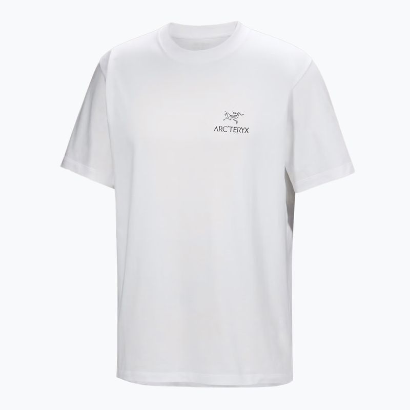 Футболка чоловіча Arcteryx Kragg Sl Cotton Bird Word white light/black 6